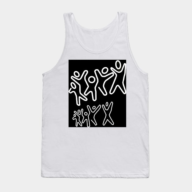 Five Children Five Grandchildren Tank Top by Roy Morris